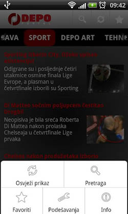 DEPO.ba, android aplikacija, Screen 4